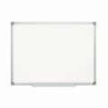 Mastervisi Earth Easy-Clean Dry Erase Board, White/silver, 24x36 MA0300790